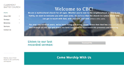 Desktop Screenshot of baptistchurch.co.za